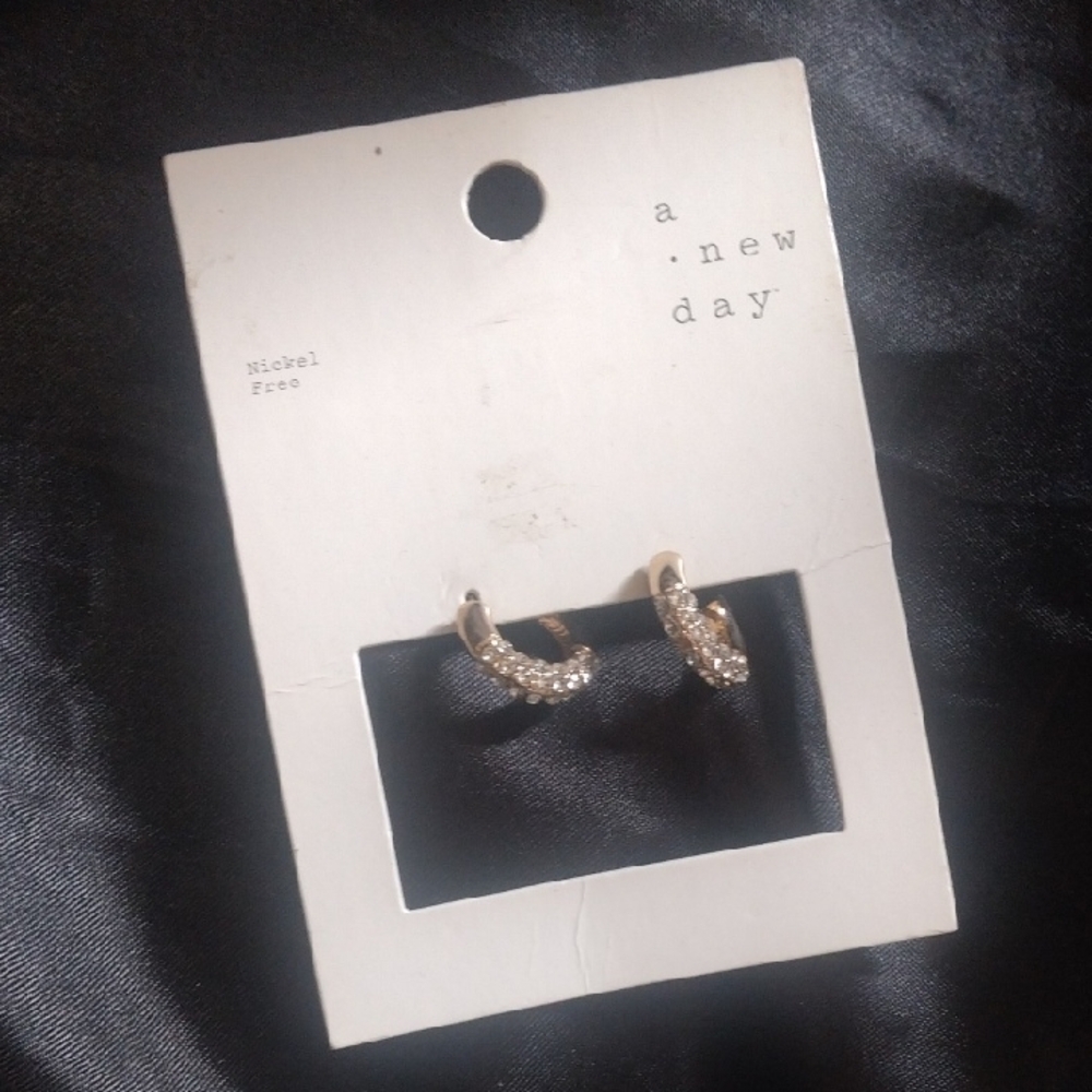 A New Day Sparkling Silver Earrings